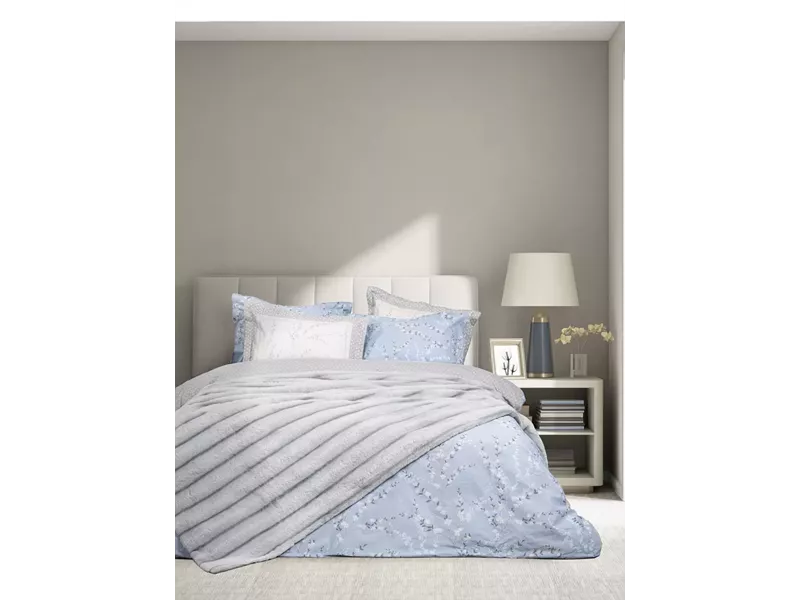 Κουβέρτα Carezza - Light Gray