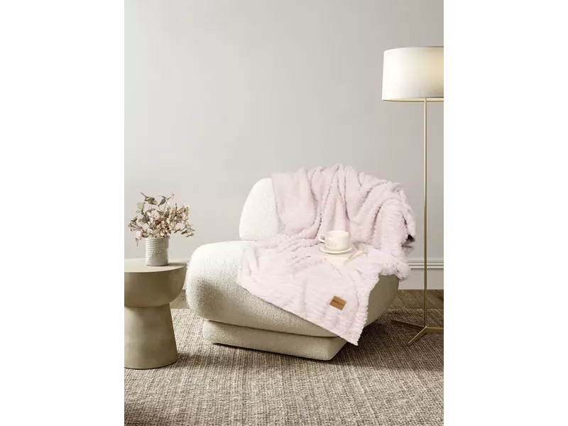Κουβέρτα Καναπέ Serenus - Nude Pink