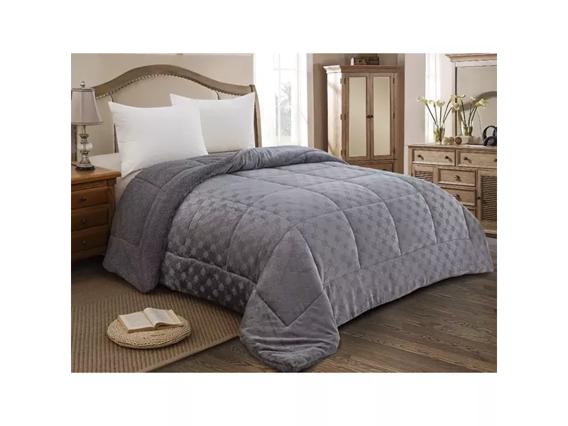ΚΟΥΒΕΡΤΟΠΑΠΛΩΜΑ ΜΟΝΟ 160X240 ADAM HOME (825) GREY