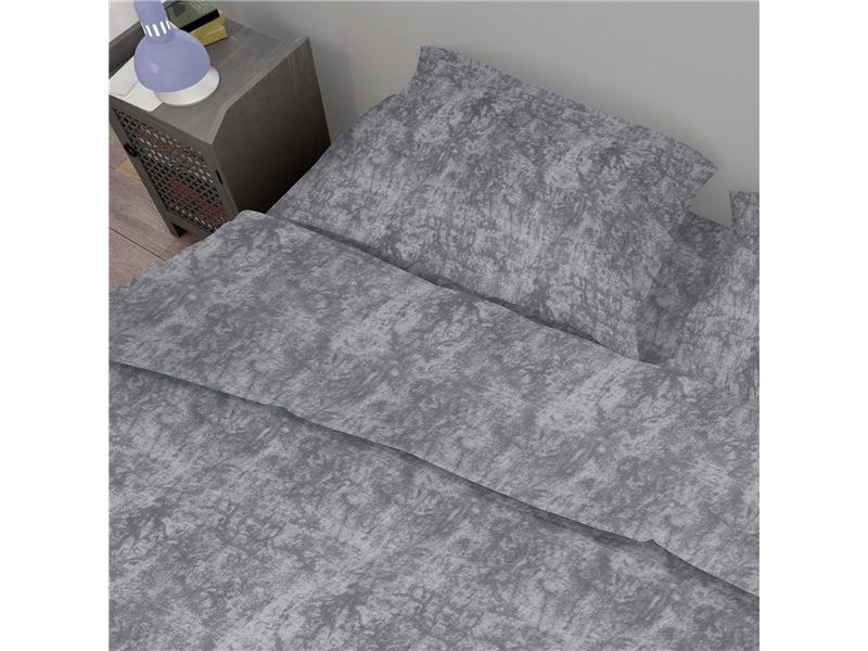 Σεντόνι 1 τεμ Premium Shadow 613 160X240 Dark Grey 100% Cotton