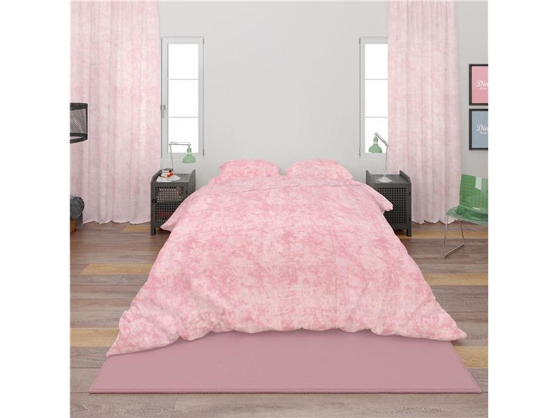 Σεντόνια Σετ 4 τεμ Premium Shadow 617 220X240 Pink 100% Cotton