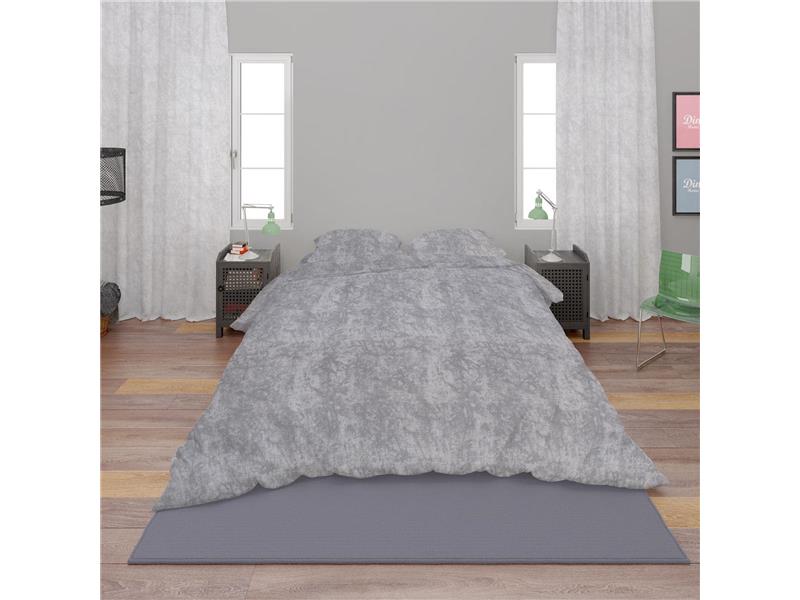 Σεντόνια Σετ 4 τεμ Premium Shadow 613 240X270 Dark Grey 100% Cotton