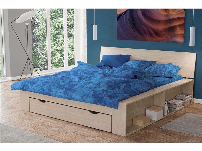 Σεντόνι 1 τεμ Premium Shadow 631 220X240 Electric Blue 100% Cotton