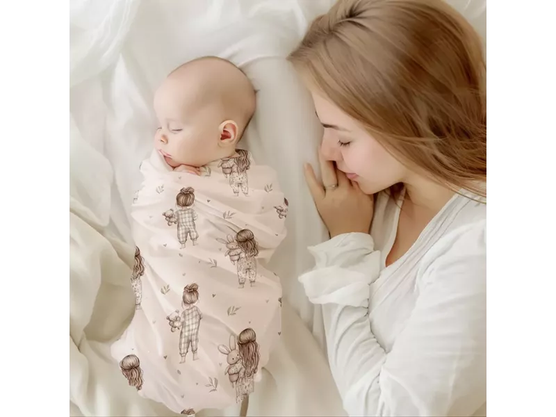 Σεντόνια Λίκνου Σετ Goodnight Σιέλ