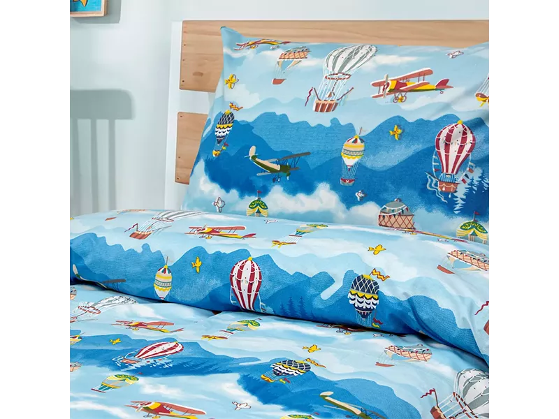 LINO ΠΑΙΔΙΚΑ ΣΕΤ ΣΕΝΤΟΝΙΑ CLOUD CHASERS BLUE 170X260