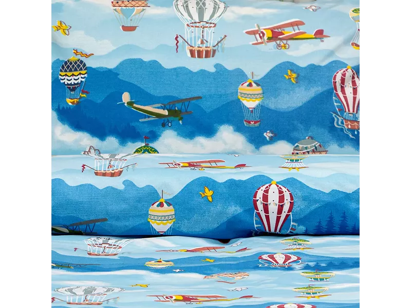 LINO ΠΑΙΔΙΚΑ ΣΕΤ ΣΕΝΤΟΝΙΑ CLOUD CHASERS BLUE 170X260