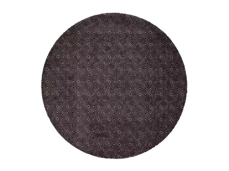 Sdim Στρογγυλό Πατάκι Κουζίνας με Αντιολισθητικό Υπόστρωμα Universal 655 Diamond Grey Φ100εκ.