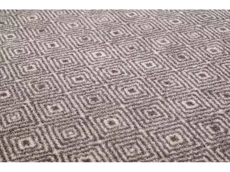 Sdim Στρογγυλό Πατάκι Κουζίνας με Αντιολισθητικό Υπόστρωμα Universal 655 Diamond Grey Φ100εκ.