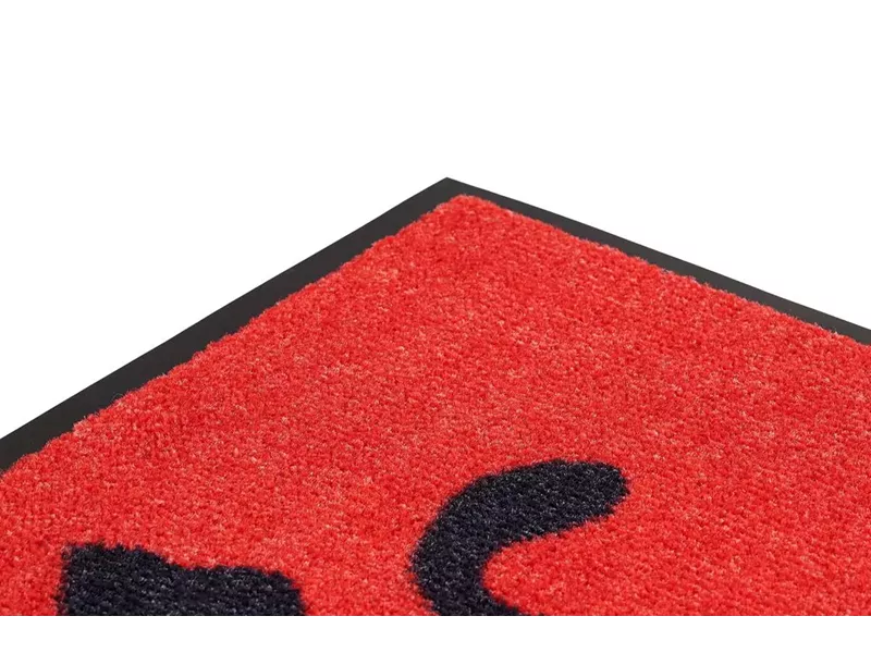 Sdim Πατάκι Εισόδου Μοκέτα με Αντιολισθητικό Υπόστρωμα Emotion-xs 401 Cats Red 40x80εκ. Πάχους 8mm