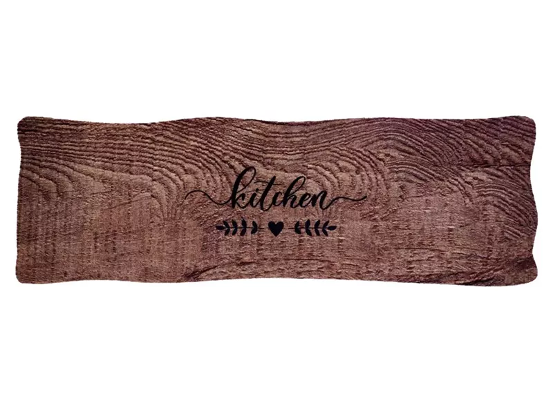 Sdim Πατάκι Κουζίνας με Αντιολισθητικό Υπόστρωμα Cook & Wash 100 Kitchen Wood Brown 50x150εκ.