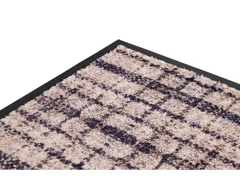 Sdim Πατάκι Εισόδου Μοκέτα με Αντιολισθητικό Υπόστρωμα Soft & Design 627 Burberry Beige 55x90εκ. Πάχους 8mm