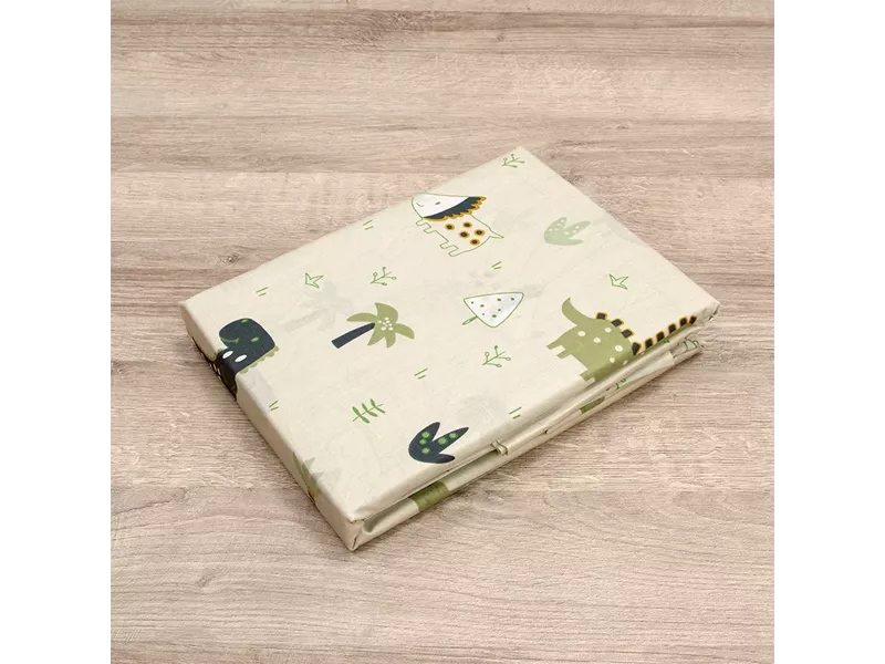 LINO BEBE ΣΕΤ ΣΕΝΤΟΝΙΑ DINO FOREST GREEN 120X180