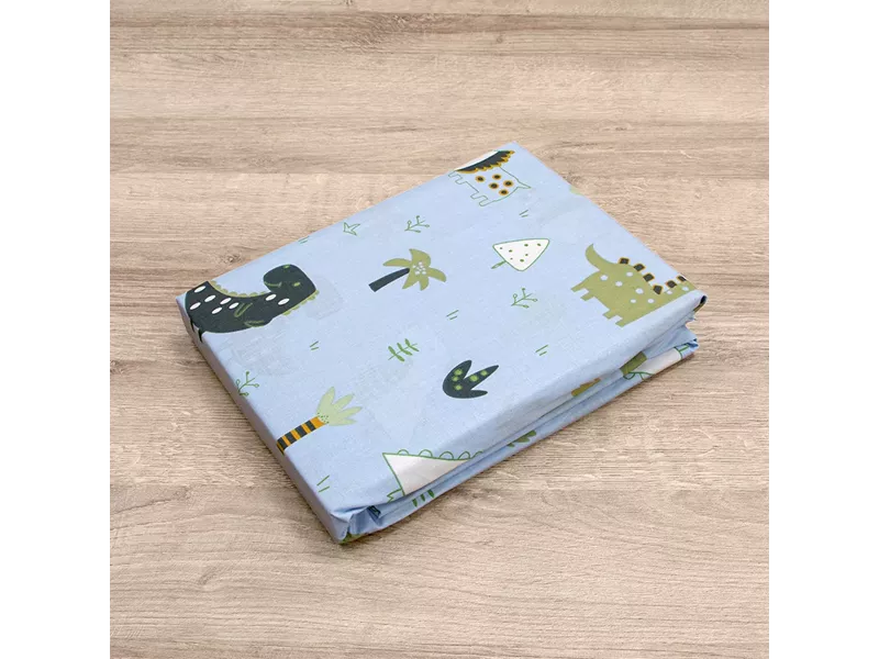 LINO BEBE ΣΕΤ ΣΕΝΤΟΝΙΑ DINO FOREST PETROL 120X180