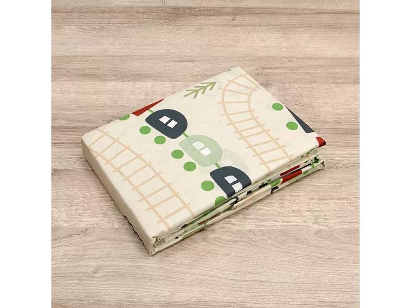 LINO BEBE ΣΕΤ ΣΕΝΤΟΝΙΑ FOREST EXPRESS GREEN 120X180