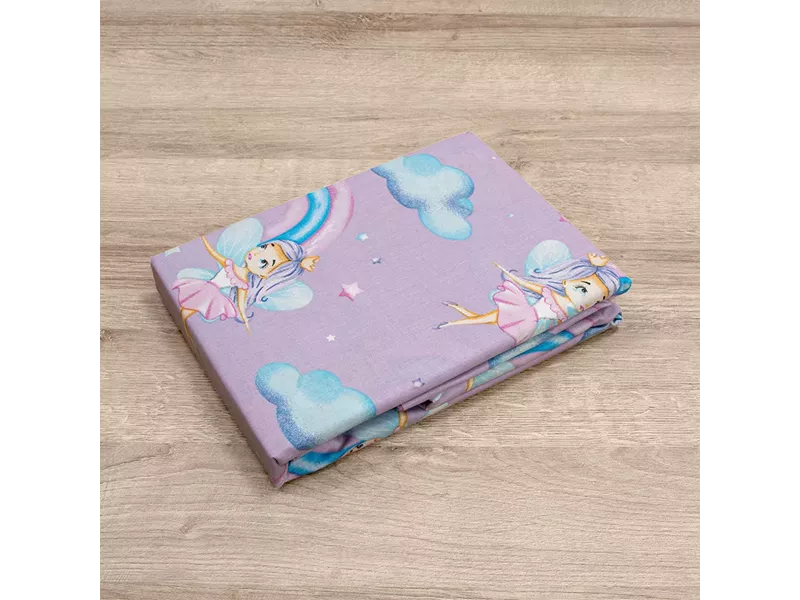 LINO BEBE ΣΕΤ ΣΕΝΤΟΝΙΑ ENHANCED RAINBOW LILAC 120X180