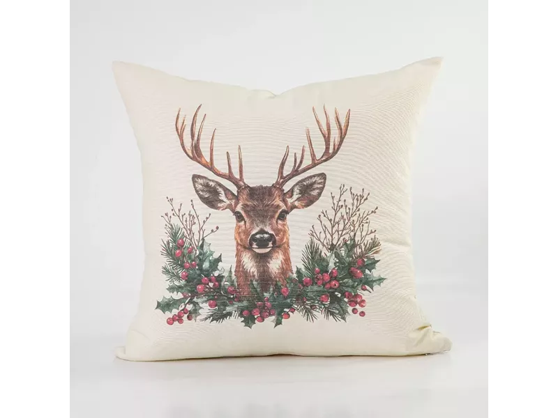 Μαξιλάρι Διακοσμητικό Χριστουγεννιάτικο Printed Σχέδιο 101
