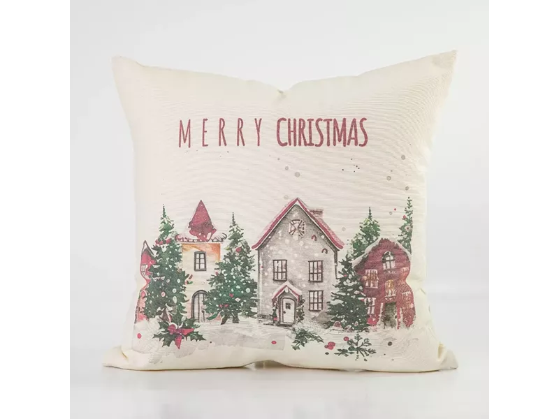 Μαξιλάρι Διακοσμητικό Χριστουγεννιάτικο Printed Σχέδιο 104
