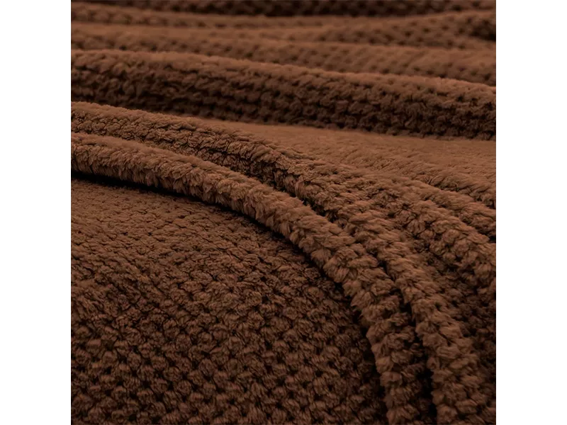 LINO ΚΟΥΒΕΡΤΑ FLEECE NAPNEST BROWN 220X240