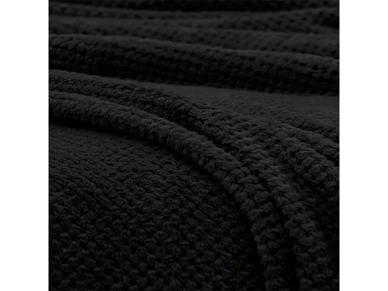LINO ΚΟΥΒΕΡΤΑ FLEECE NAPNEST BLACK 220X240