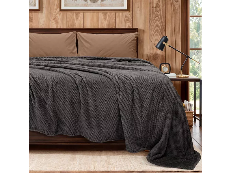 LINO ΚΟΥΒΕΡΤΑ FLEECE NAPNEST DGREY 220X240