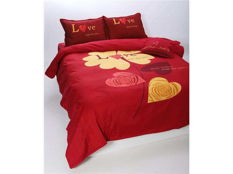 παπλωματοθήκη 160cm x 240cm κατωσέντονο με λάστιχο 110cm x 210cm+19cm 1x50cm x 70cm 40cm x 40cm joy-16