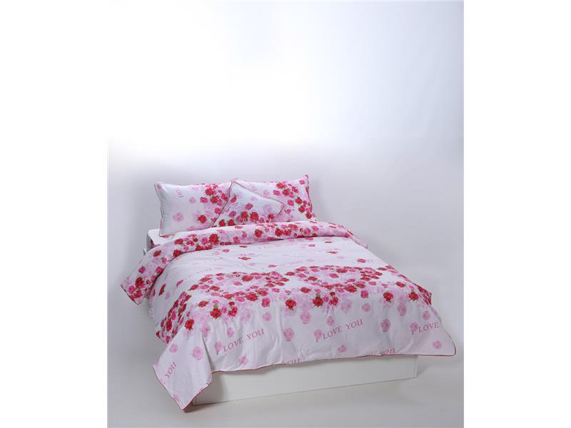 παπλωματοθήκη 160cm x 240cm κατωσέντονο με λάστιχο 110cm x 210cm+19cm 1x50cm x 70cm 40cm x 40cm joy-19