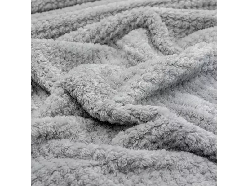 LINO Κουβέρτα Υπέρδιπλη (220x240) Fleece Napnest LGrey
