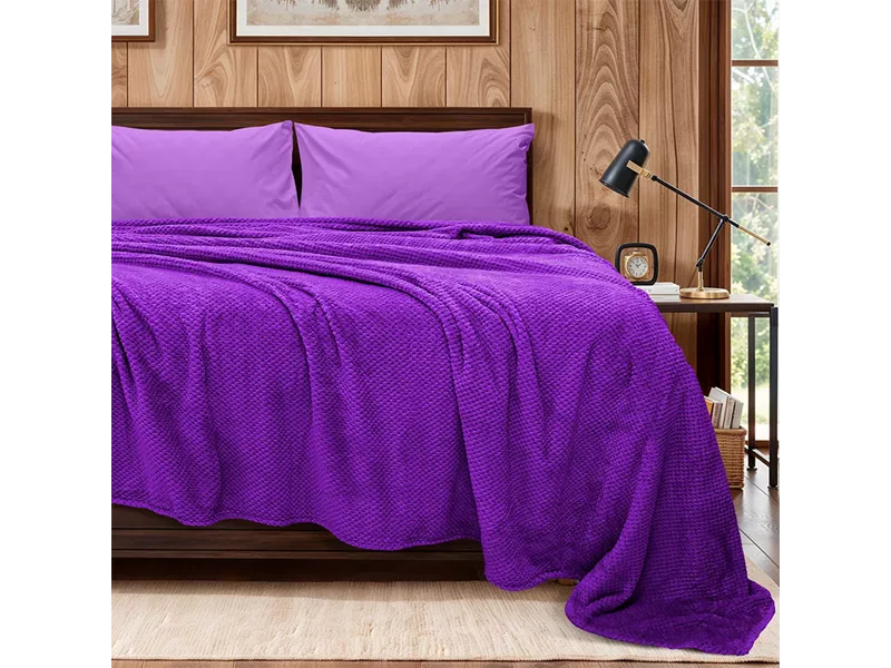 LINO Κουβέρτα Υπέρδιπλη (220x240) Fleece Napnest Mauve