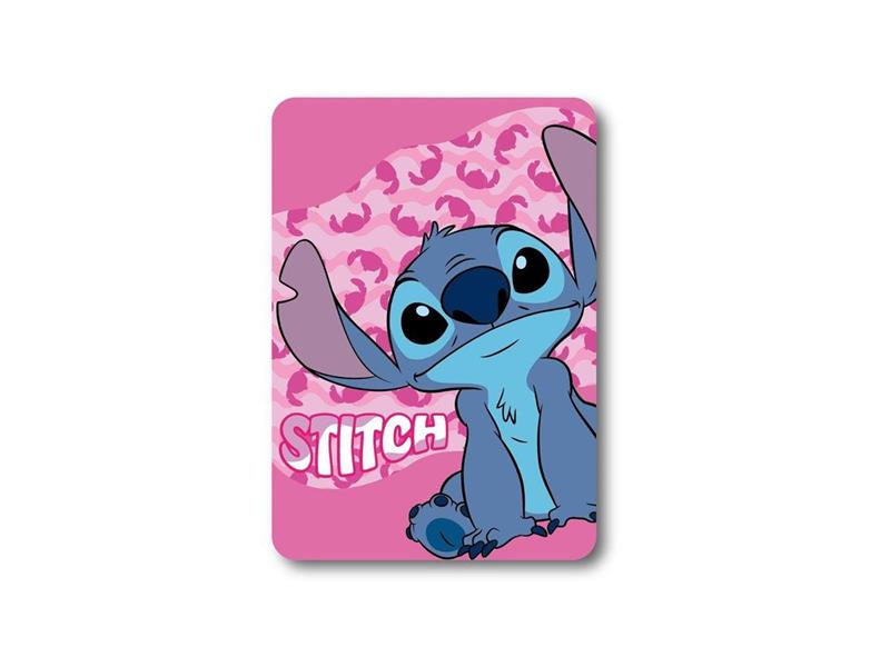 Κουβέρτα Fleece Disney Home Stitch 28 100X140 Pink 100% Polyester