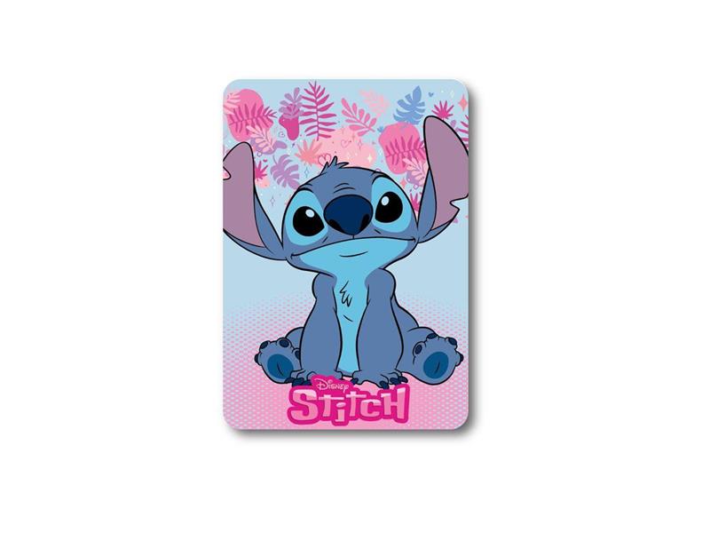 Κουβέρτα Fleece Disney Home Stitch 68 100X140 Ice Blue-Pink 100% Polyester
