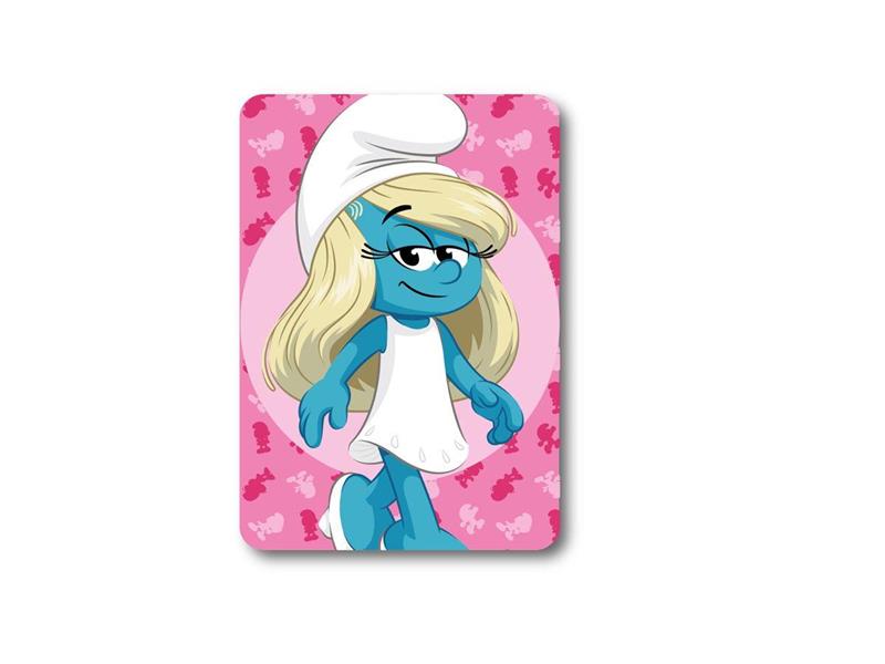 Κουβέρτα Fleece Peyo Smurfs 12 100X140 Pink 100% Polyester