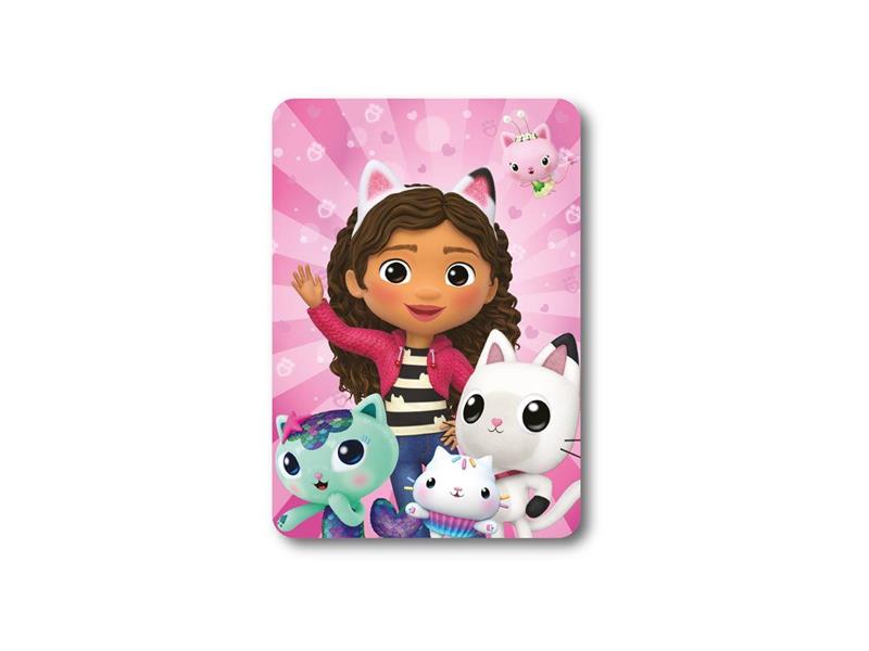 Κουβέρτα Fleece DreamWorks Gabby's Dollhouse 30 100X140 Pink 100% Polyester