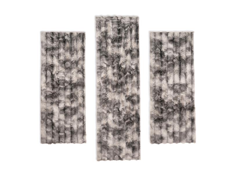 Χαλιά Κρεβατοκάμαρας (Σετ 3τμχ) Mcdecor Rabbit Grey - MCDECOR