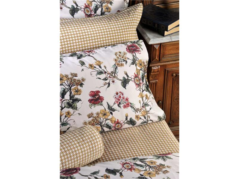 Σετ Παπλωματοθήκη Down Town S-868 Beige Flower