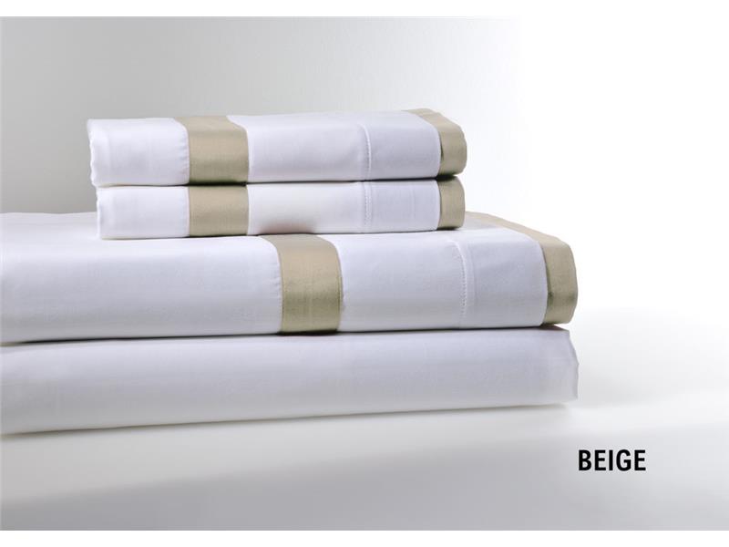Σετ Σεντόνια Down Town 245x300 με Rever Beige Βαμβακοσατέν    