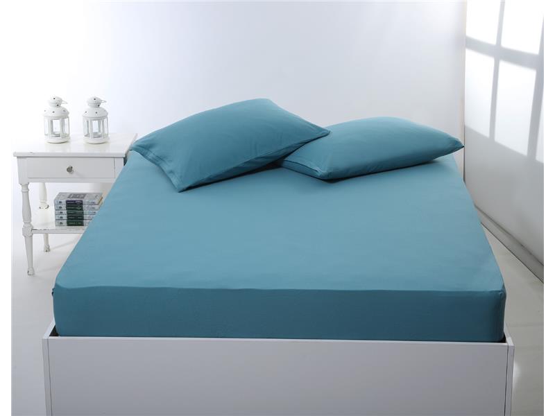 Σεντόνι με λάστιχο jersey (160cm x 200cm + 35cm) petrol