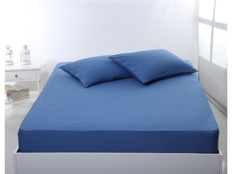 Σεντόνι με λάστιχο jersey (180cm x 200cm + 35cm) jean
