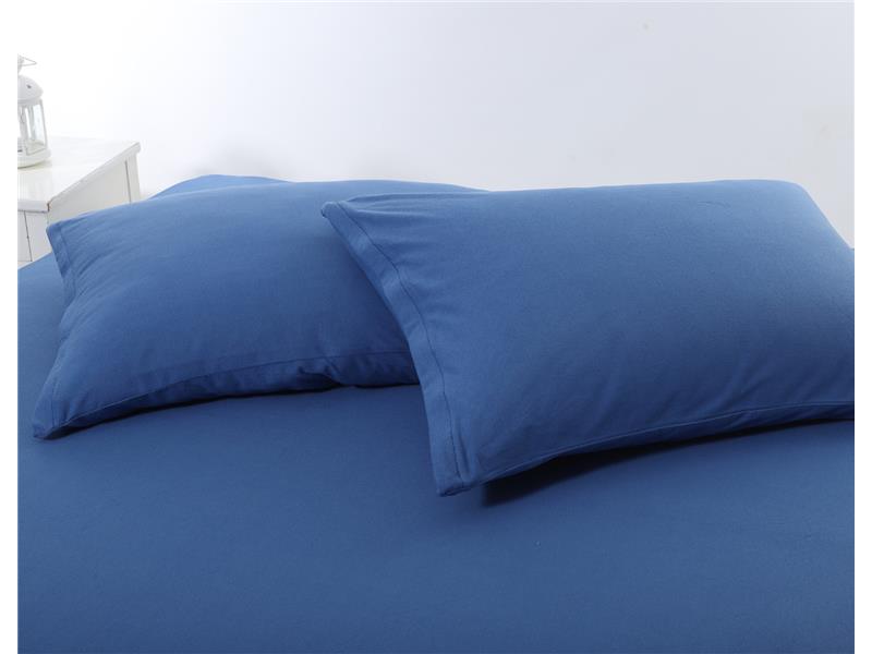 Ζευγάρι μαξιλαροθήκες jersey (50cm x 70cm) jean