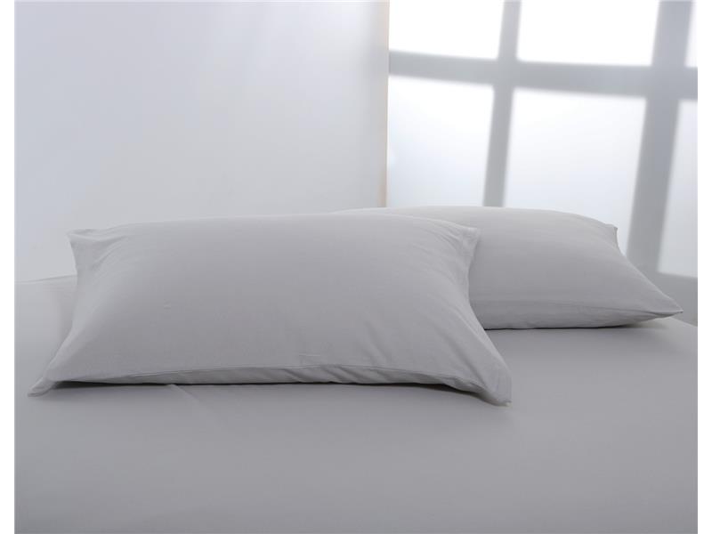 Ζευγάρι μαξιλαροθήκες jersey (50cm x 70cm) light grey