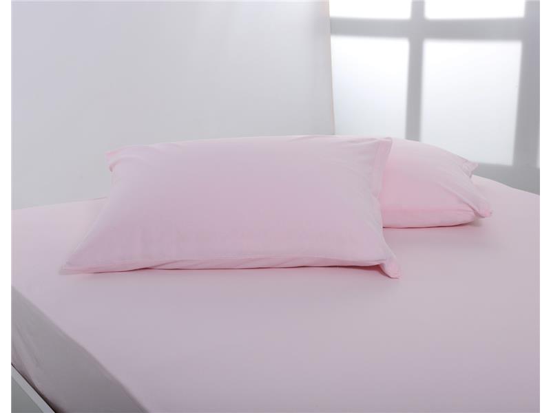 Ζευγάρι μαξιλαροθήκες jersey (50cm x 70cm) pink