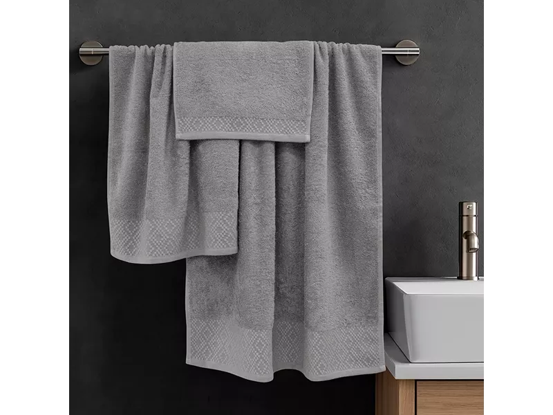 LINO Σετ πετσέτες 3τμχ (30x50,50x90,70x140) Serapha Μόκα