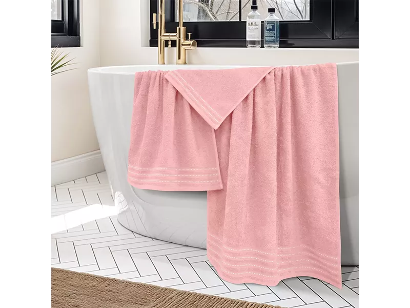 LINO Σετ πετσέτες 3τμχ (30x50,50x90,70x140) Veluva Κοραλί