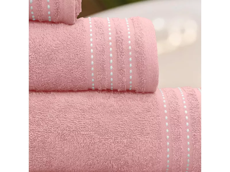 LINO Σετ πετσέτες 3τμχ (30x50,50x90,70x140) Veluva Κοραλί