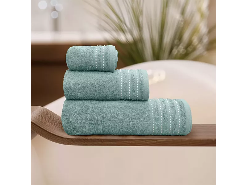 LINO Σετ πετσέτες 3τμχ (30x50,50x90,70x140) Veluva Μέντα