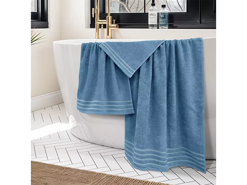 LINO Σετ πετσέτες 3τμχ (30x50,50x90,70x140) Veluva Πετρόλ