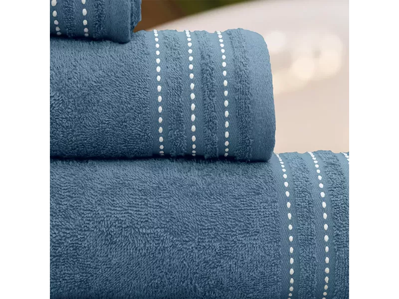 LINO Σετ πετσέτες 3τμχ (30x50,50x90,70x140) Veluva Πετρόλ