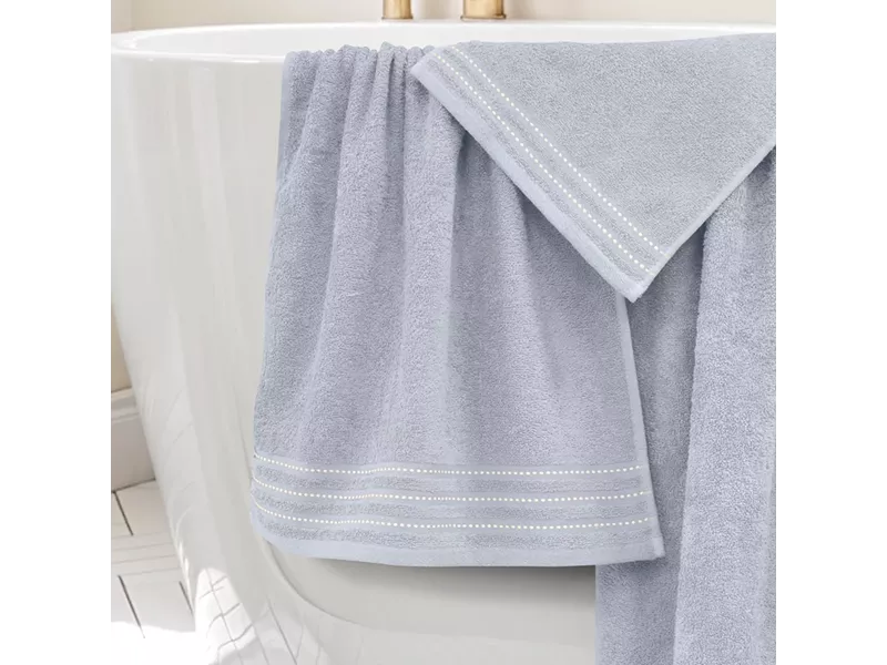 LINO Σετ πετσέτες 3τμχ (30x50,50x90,70x140) Veluva Ανοιχτό Γκρι