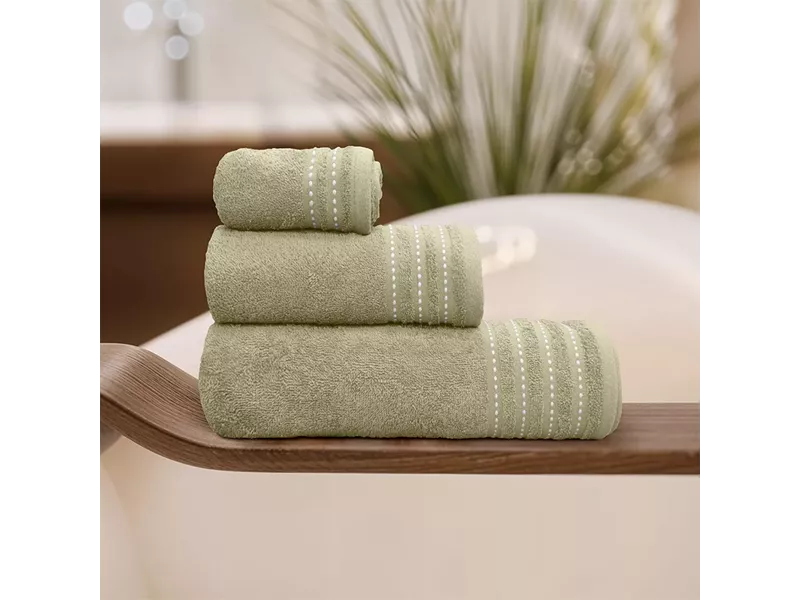 LINO Σετ πετσέτες 3τμχ (30x50,50x90,70x140) Veluva Λεμονί