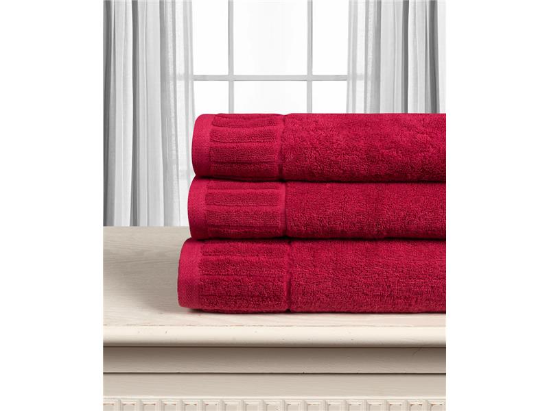 Βαμβακερή πετσέτα ΜΕΛΩΔΙΑ 600gsm (40cm x 60cm) crimson