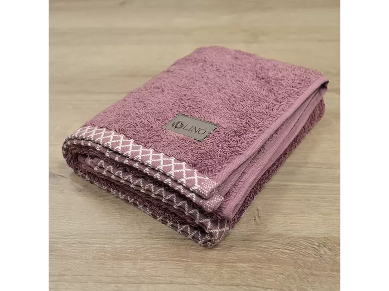 LINO Πετσέτα Προσώπου (50x90) Marley Αμέθυστος